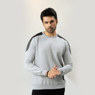 Men's Regular Fit Sweatshirt - Gray