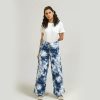 Tie & Dye Wide Leg Jeans