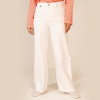 Women's White Wide Leg Jeans